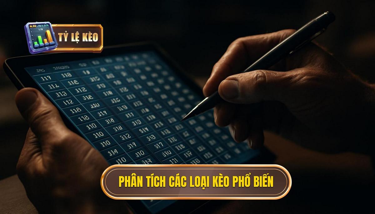 Phân tích các loại kèo phổ biến khi cập nhật bảng tỷ lệ