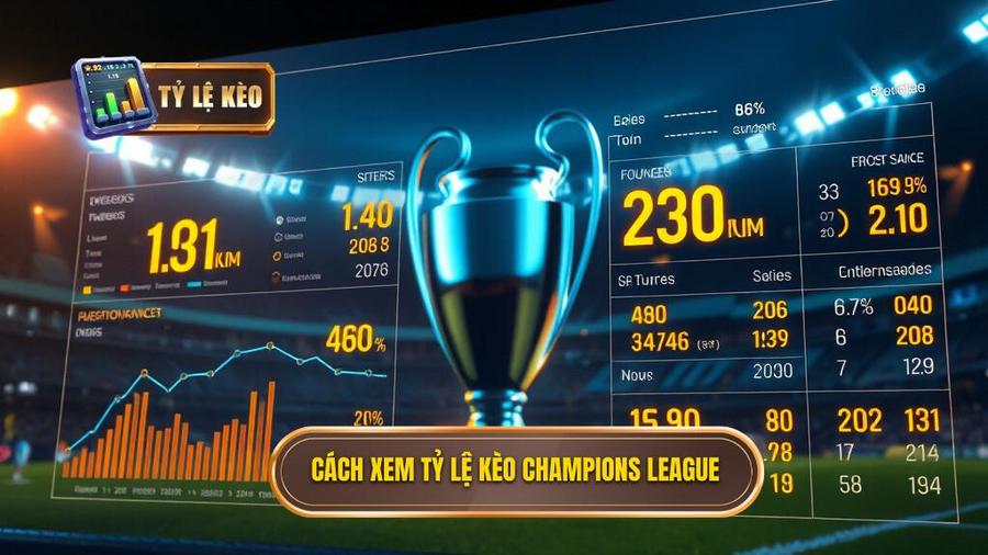 Cách xem tỷ lệ kèo Champions League