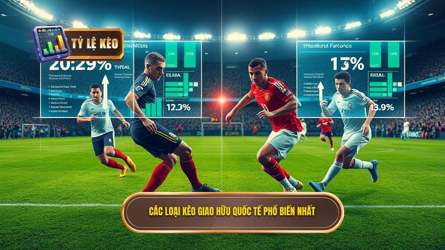 Các loại kèo giao hữu quốc tế phổ biến nhất