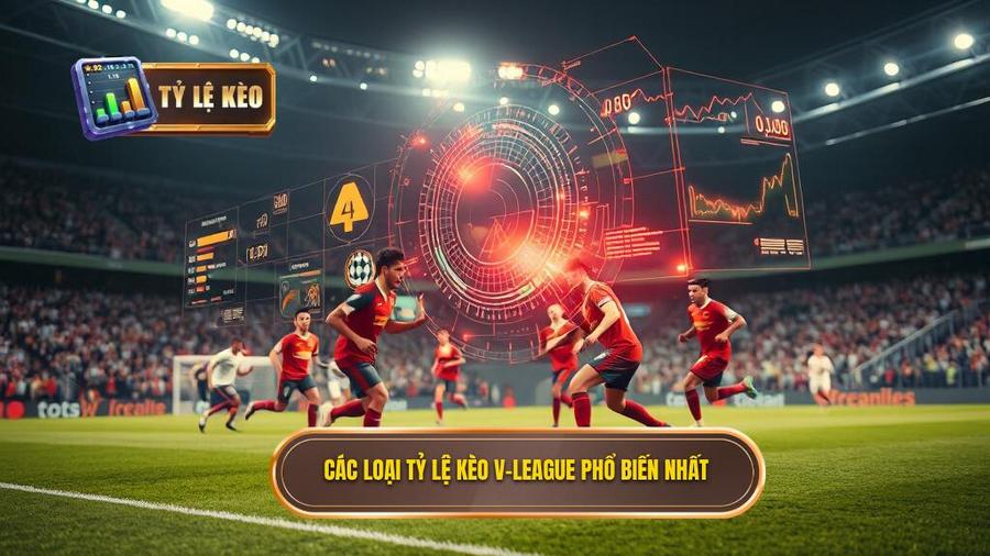 Các loại tỷ lệ kèo V-League phổ biến nhất