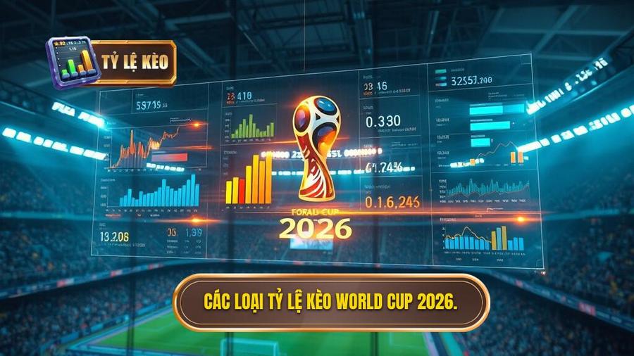 Các loại tỷ lệ kèo World Cup 2026.