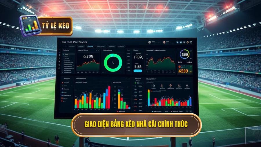 1. Giao diện bảng kèo nhà cái chính thức