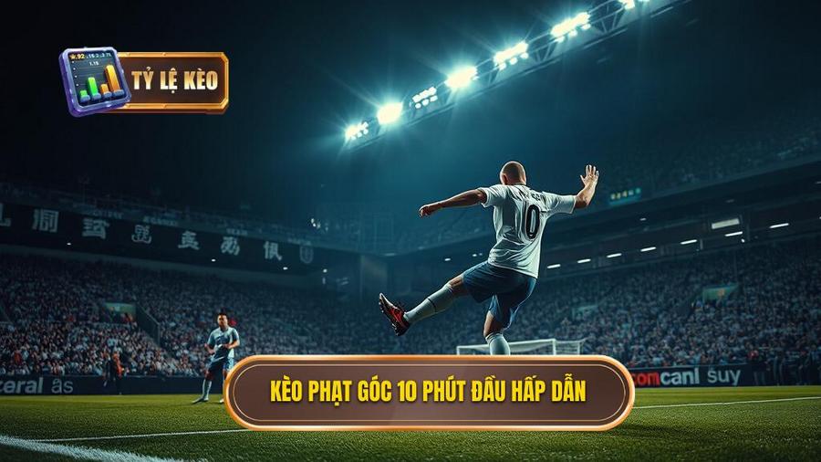 Kèo phạt góc 10 phút đầu hấp dẫn