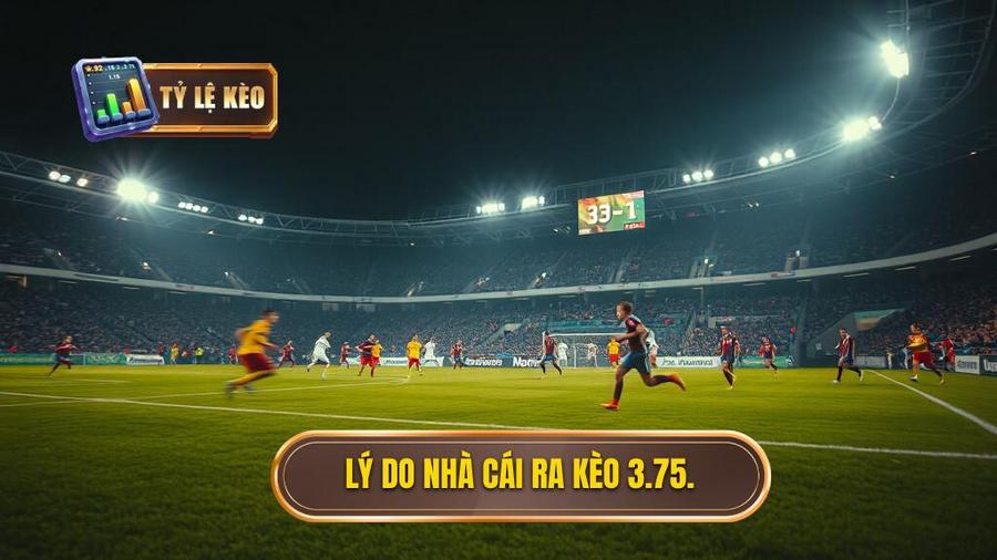 Lý do nhà cái ra kèo 3.75.