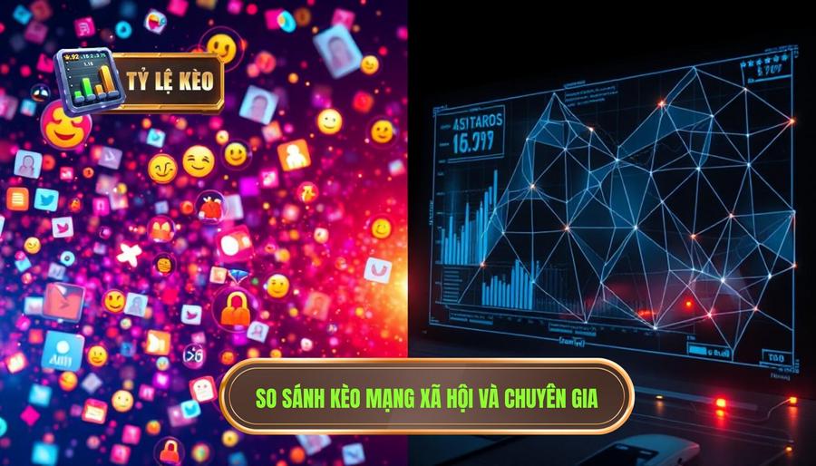 Bảng so sánh giữa Kèo Mạng Xã Hội và Kèo Phân Tích Chuyên Gia